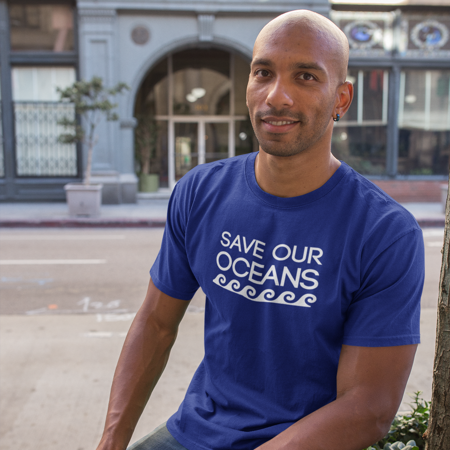 'Save our oceans' adult shirt