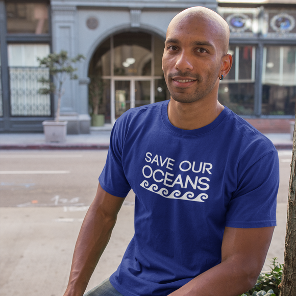 'Save our oceans' volwassene shirt