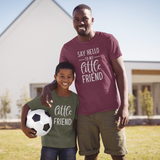 'Say hello to my little friend' & 'Little friend' matchende shirts