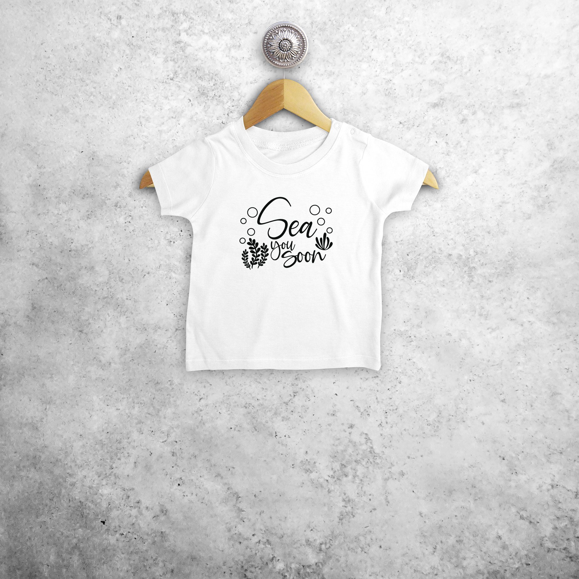'Sea you soon' baby shortsleeve shirt