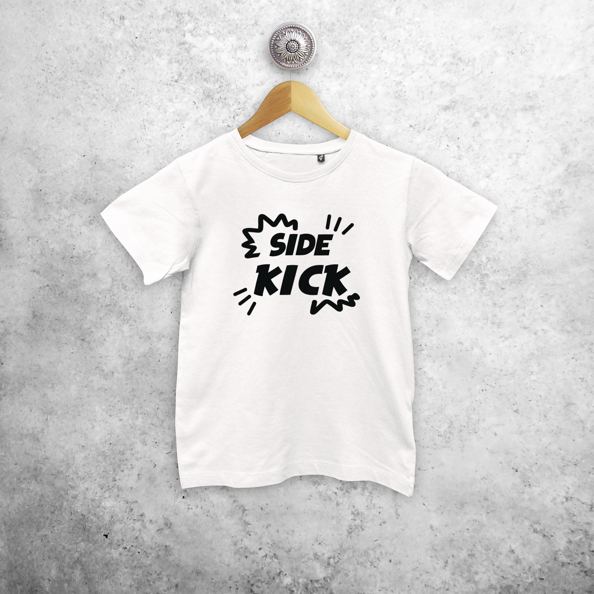 'Side kick' kids shortsleeve shirt