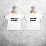 'Sister squad' baby sibling shirts