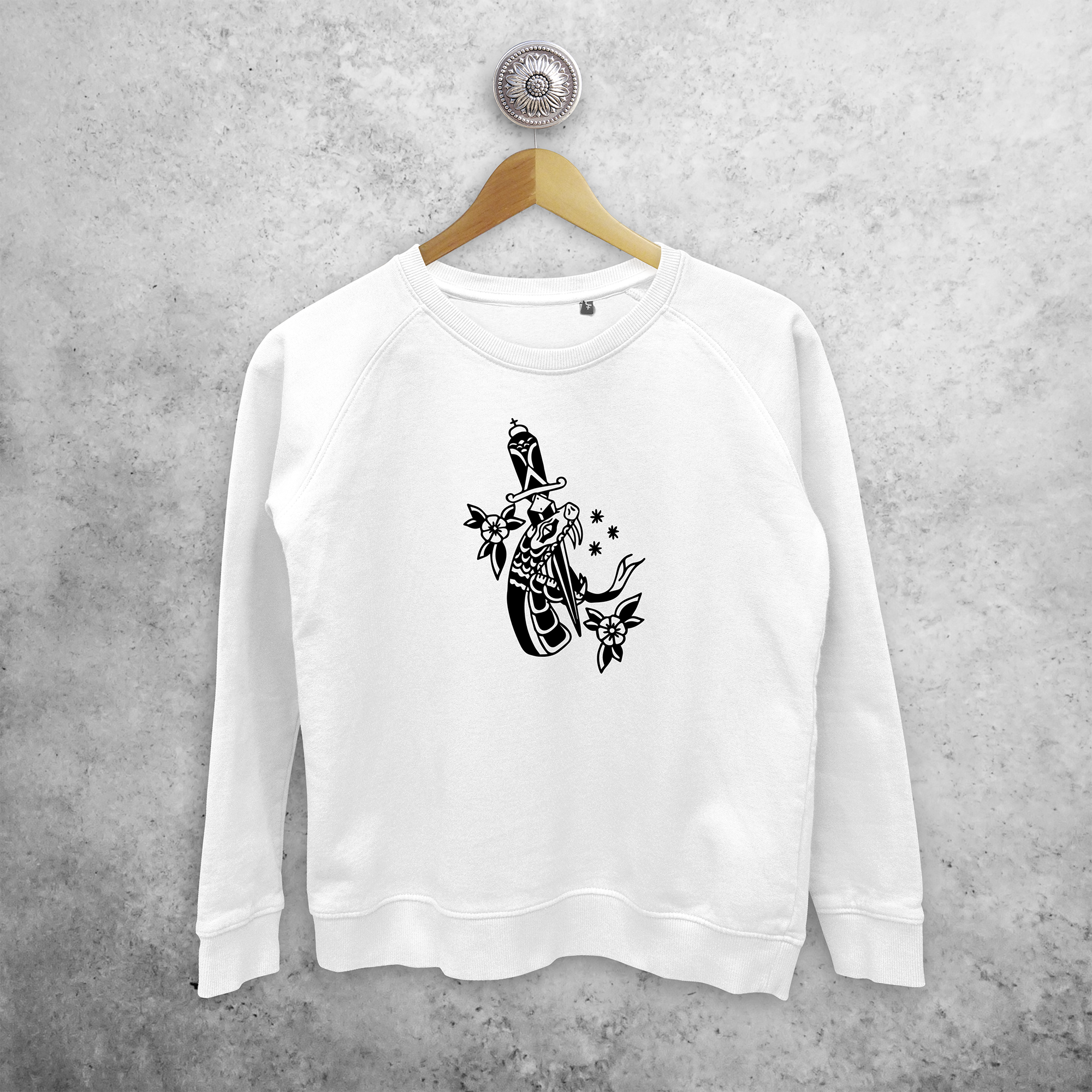 Snake and dagger sweater