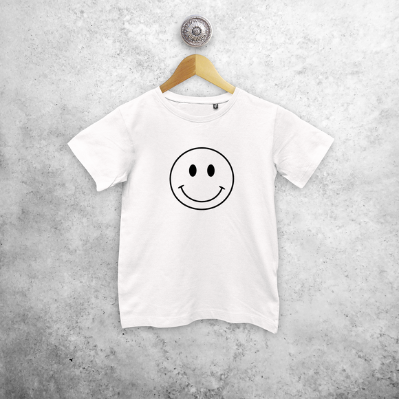 Smiley kind shirt met korte mouwen