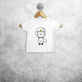 Space cat baby shortsleeve shirt