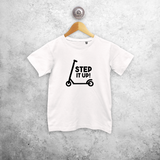 Step it up' kind shirt met korte mouwen