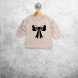 Bow baby sweater