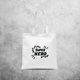 'Super hero' tote bag