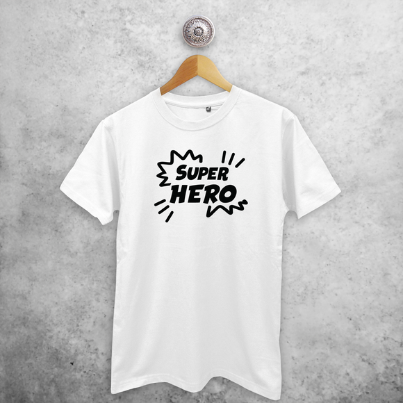 'Super hero' adult shirt