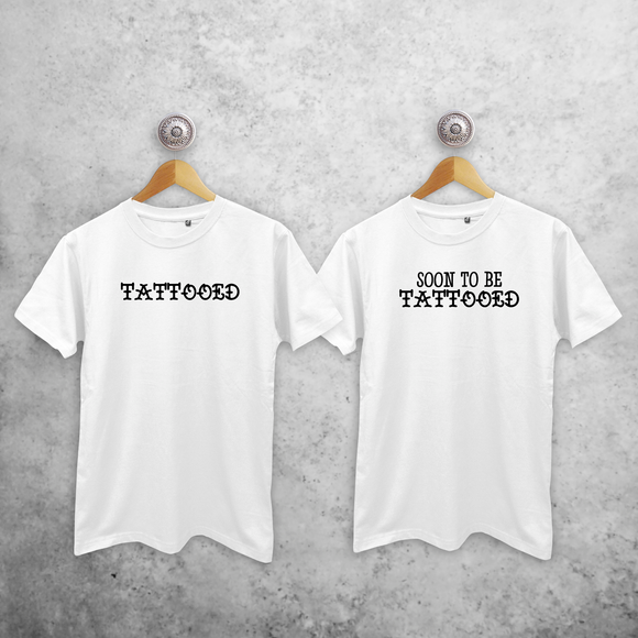 'Tattooed' & 'Soon to be tattooed' couples shirts