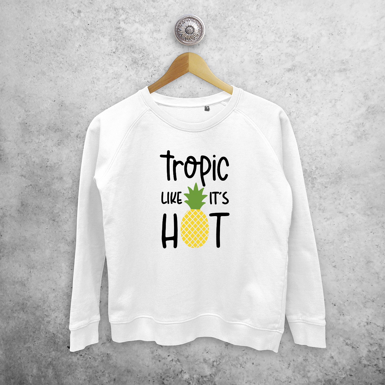 'Tropic like it's hot' sweater