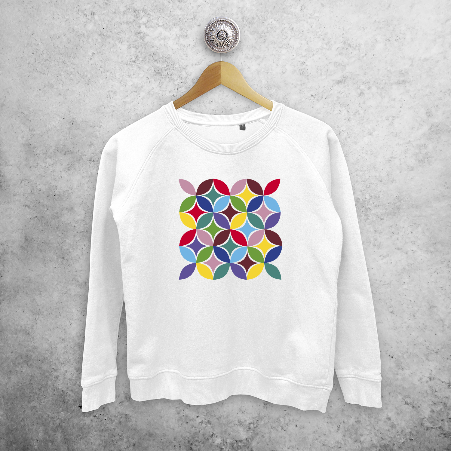Colourful leaves sweater