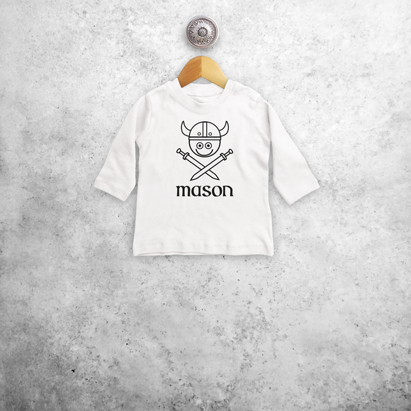 Viking baby shirt met lange mouwen
