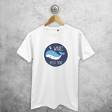 'Whale hello there' adult shirt
