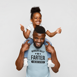 'World's best farter - I mean father' adult shirt