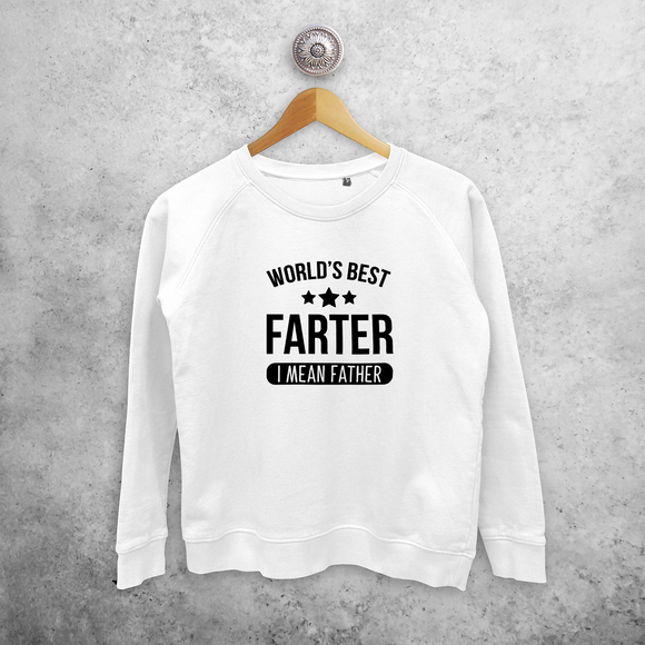 'World's best farter - I mean father' sweater