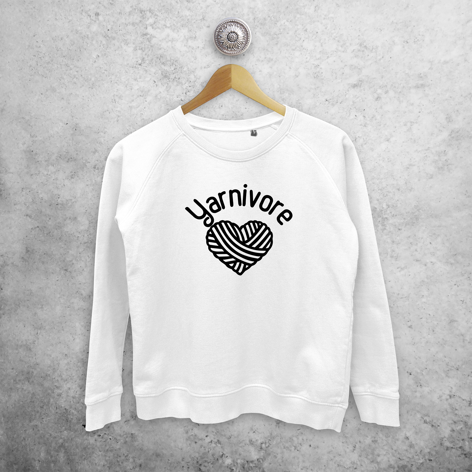 'Yarnivore' sweater