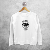 'You make miso happy' sweater